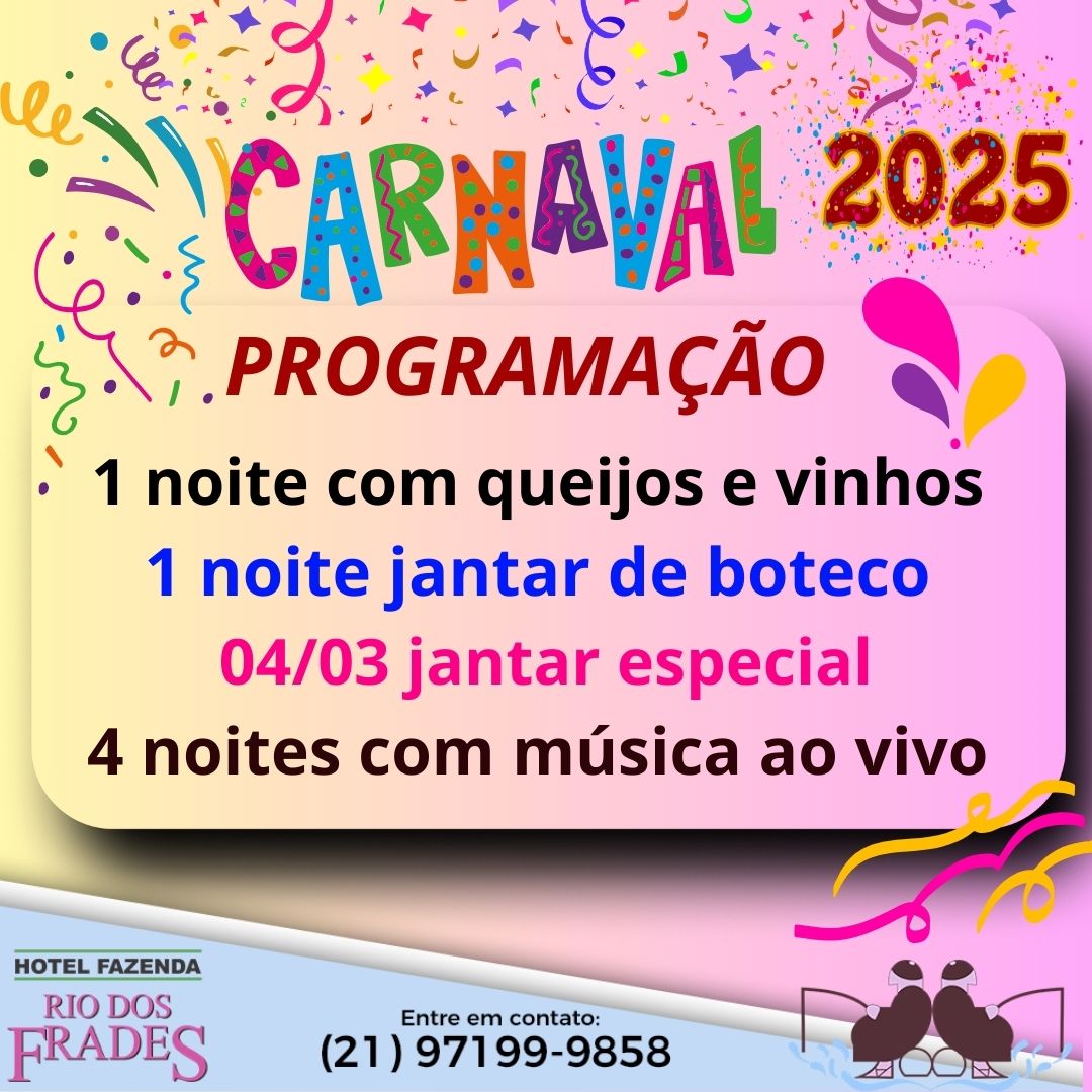 9PROGRAMAÇÃO carnaval 2025